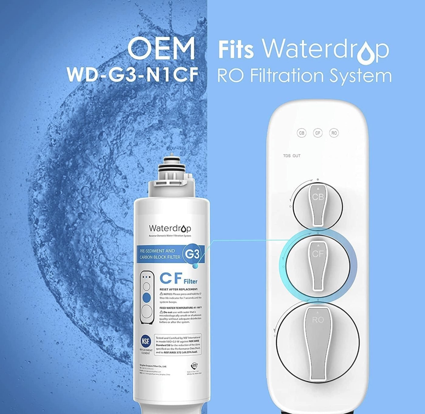 Waterdrop G3 CF Filter