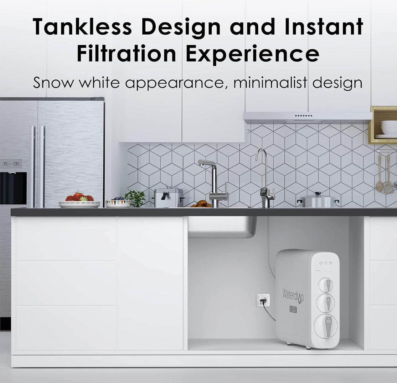 Waterdrop G3P600 tankless design